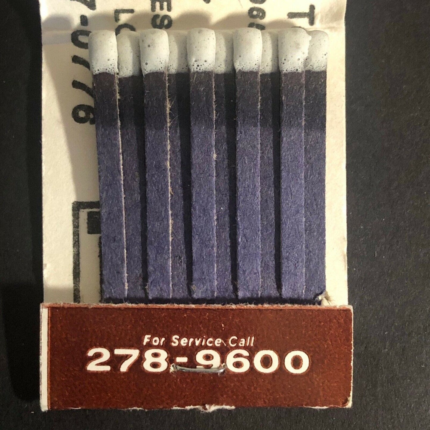 Vintage c1970's Full Matchbook "Zenith Vending" "Chicagoland's Largest"