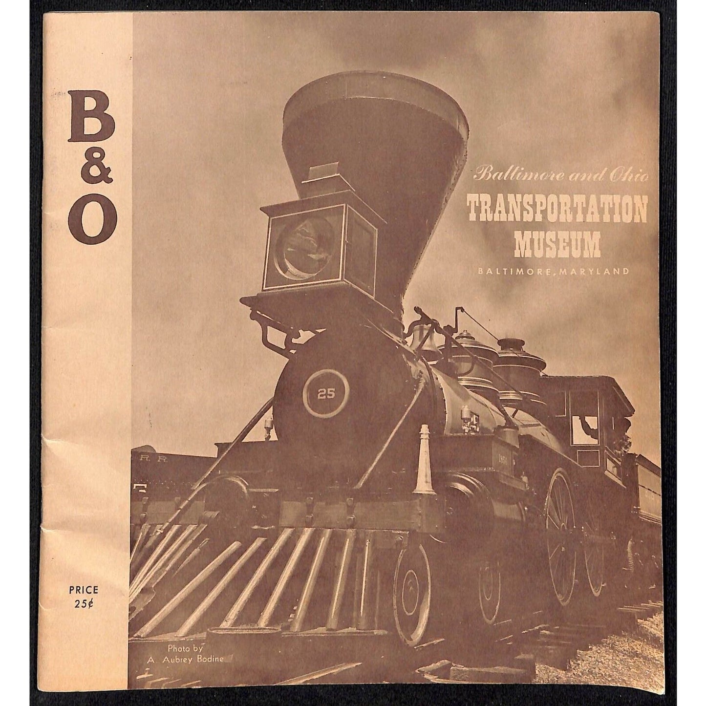 1970 B&O Baltimore & Ohio Transportation Museum Soft Cover Booklet 32pp