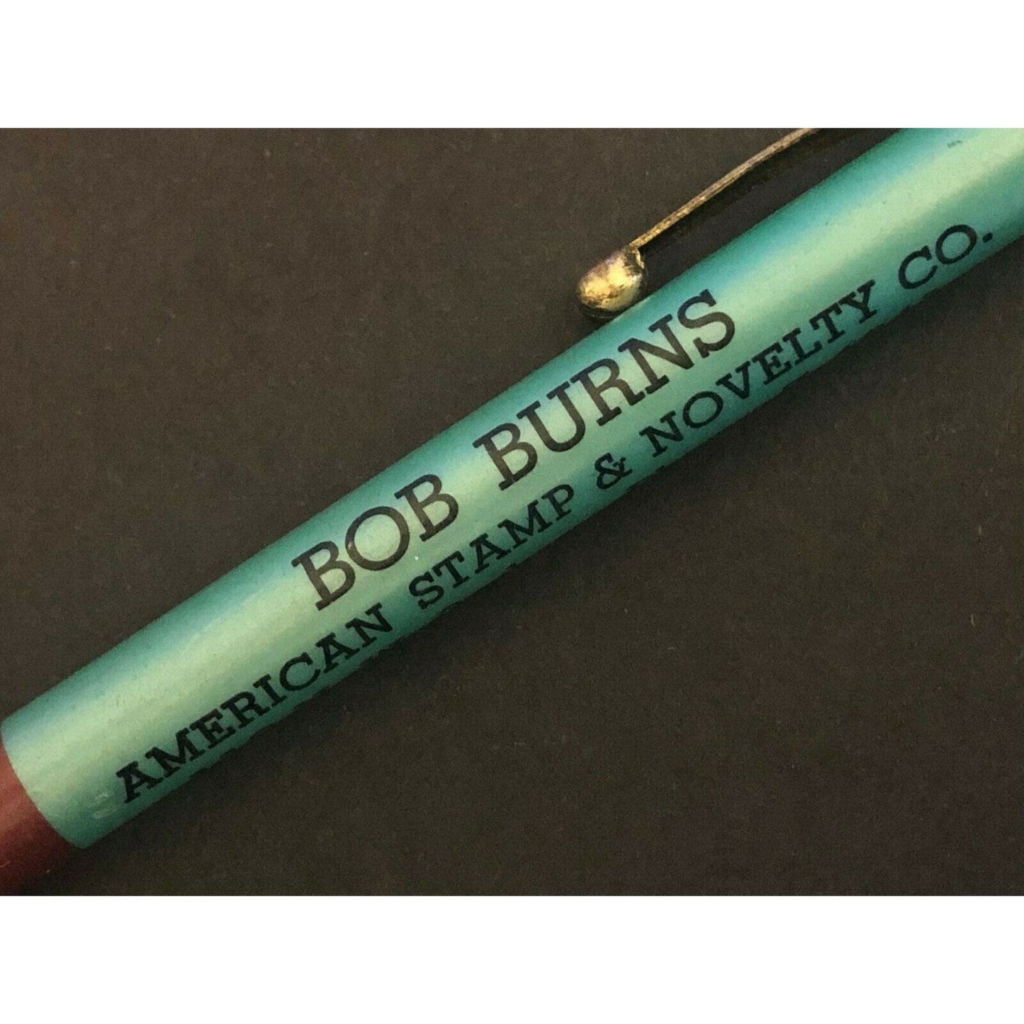 c1950's-60's "Bob Burns stamp & Novelty" Oklahoma City Mech. Advertising Pencil