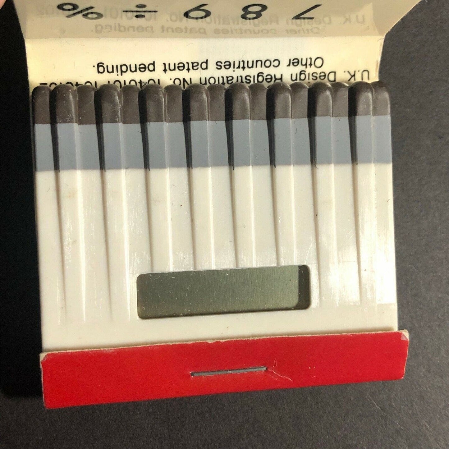 Vintage 1990's Calculator Disguised as a Matchbook