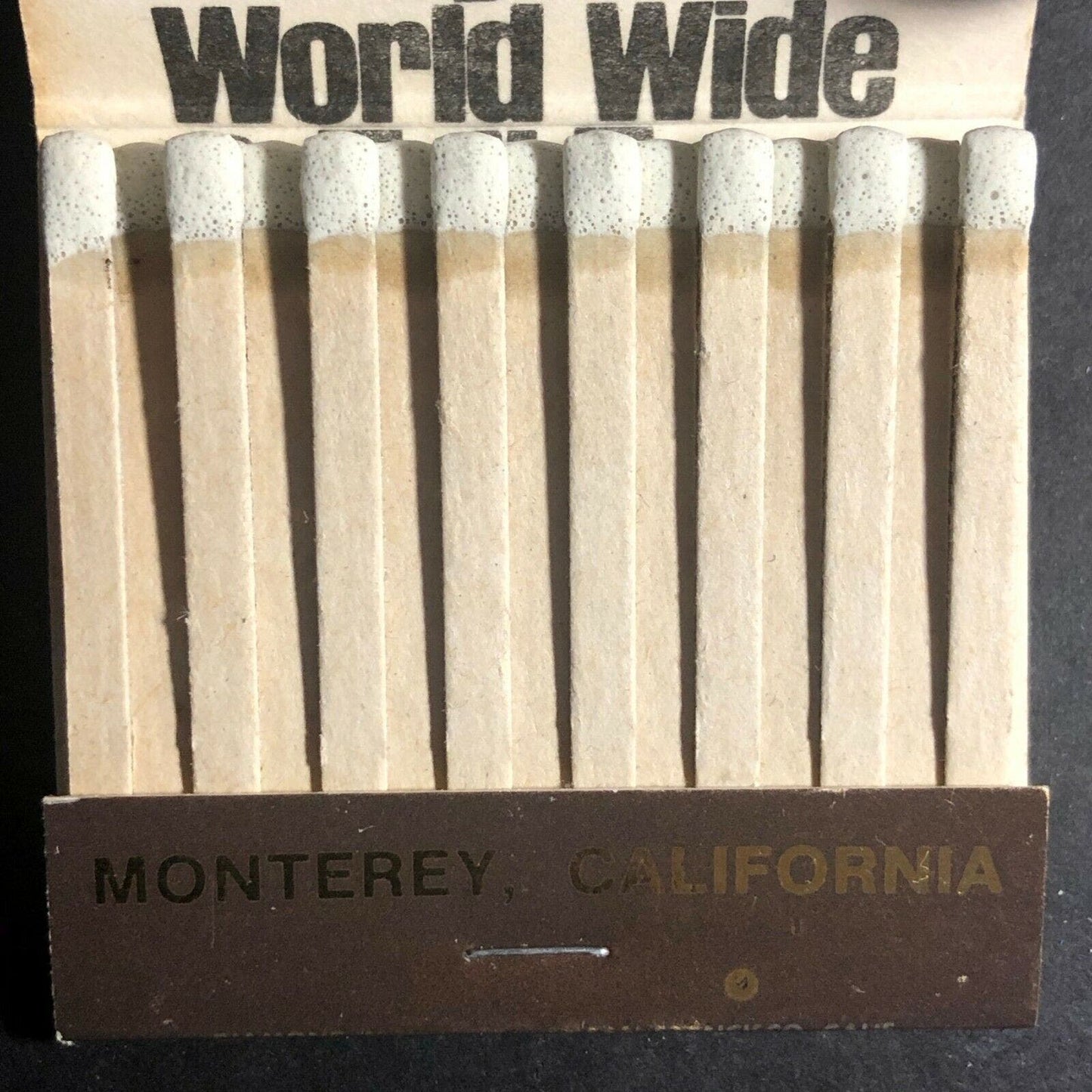 1970's-80's Vintage Full Matchbook Del Monte Hyatt House Monterey, CA
