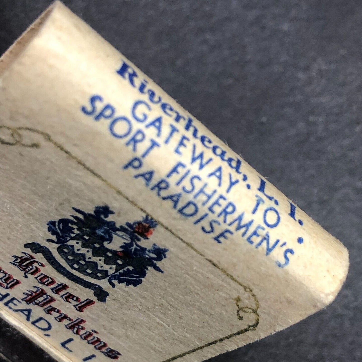 Hotel Henry Perkins Riverhead, L.I. NY Full Matchbook c1940's VGC Scarce