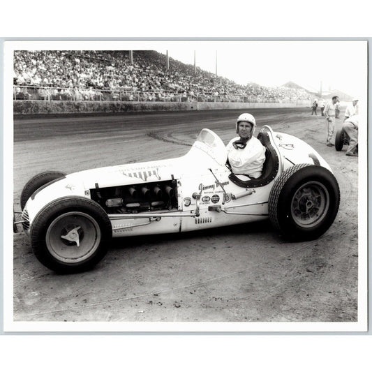 Indy 500 Jimmy Bryan 8x10 HQ B&W Glossy Repro on Kodak Paper