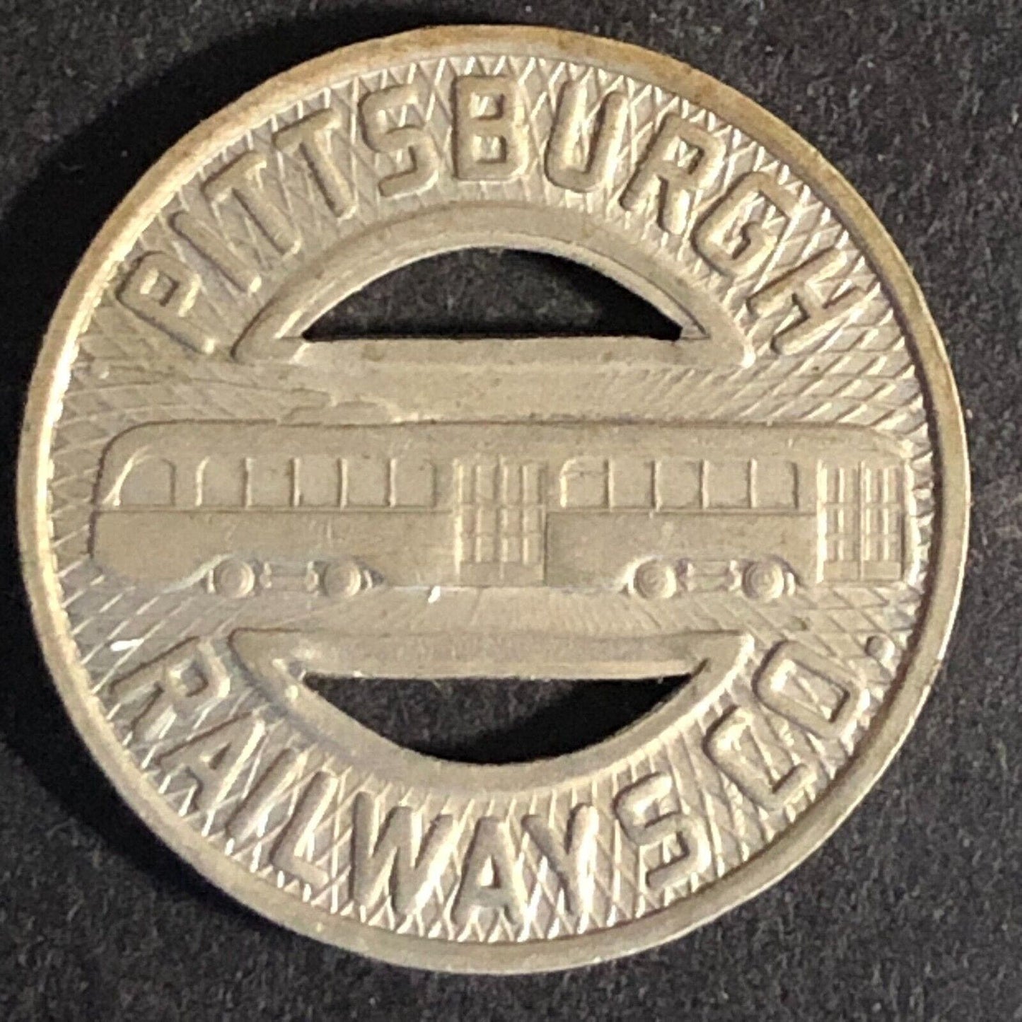 Pittsburgh Railways PRC (PA) WM Transit Token Fare Wings -- 20mm