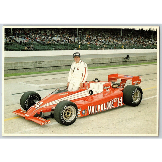 c1983 Indy 500 - A. J. Foyt - Motor Speedway NOS 4" x 5 3/4" Postcard