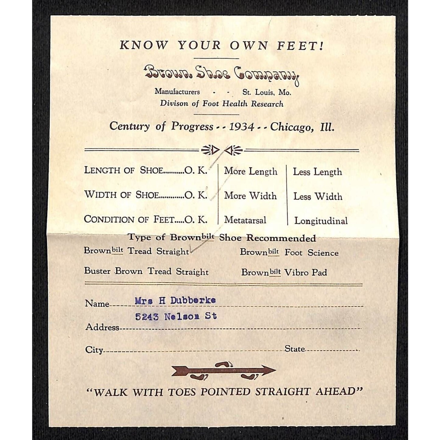 2 Brown Shoe Co. Buster Booklets & Cover 1934 Chicago World's Fair VGC Scarce