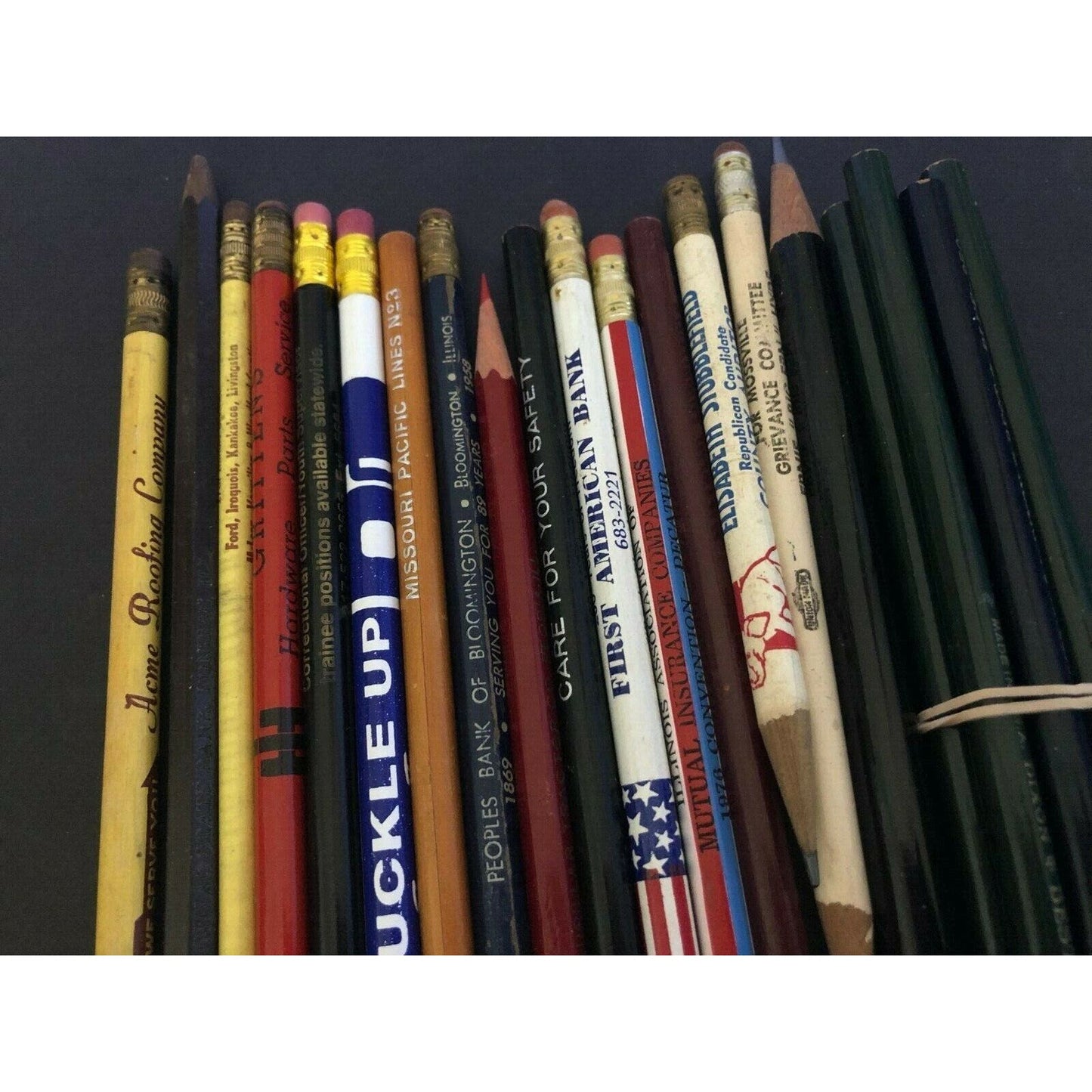 Group of 23 Mostly c1980's Pencils (5 are Dixon Best & Green) Some Advertising