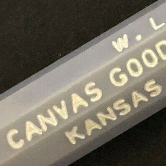 c1940's-50's "W. L. Mellor" Canvas Kansas City, KS Mechanical Advertising Pencil