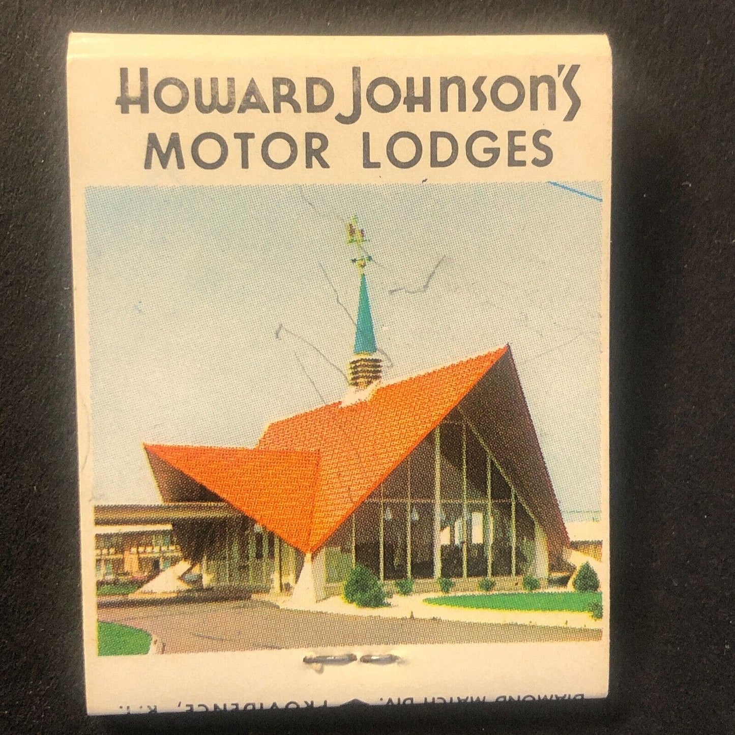 Howard Johnson's Motor Lodges Vintage Full Matchbook Real Photo c1960's-73