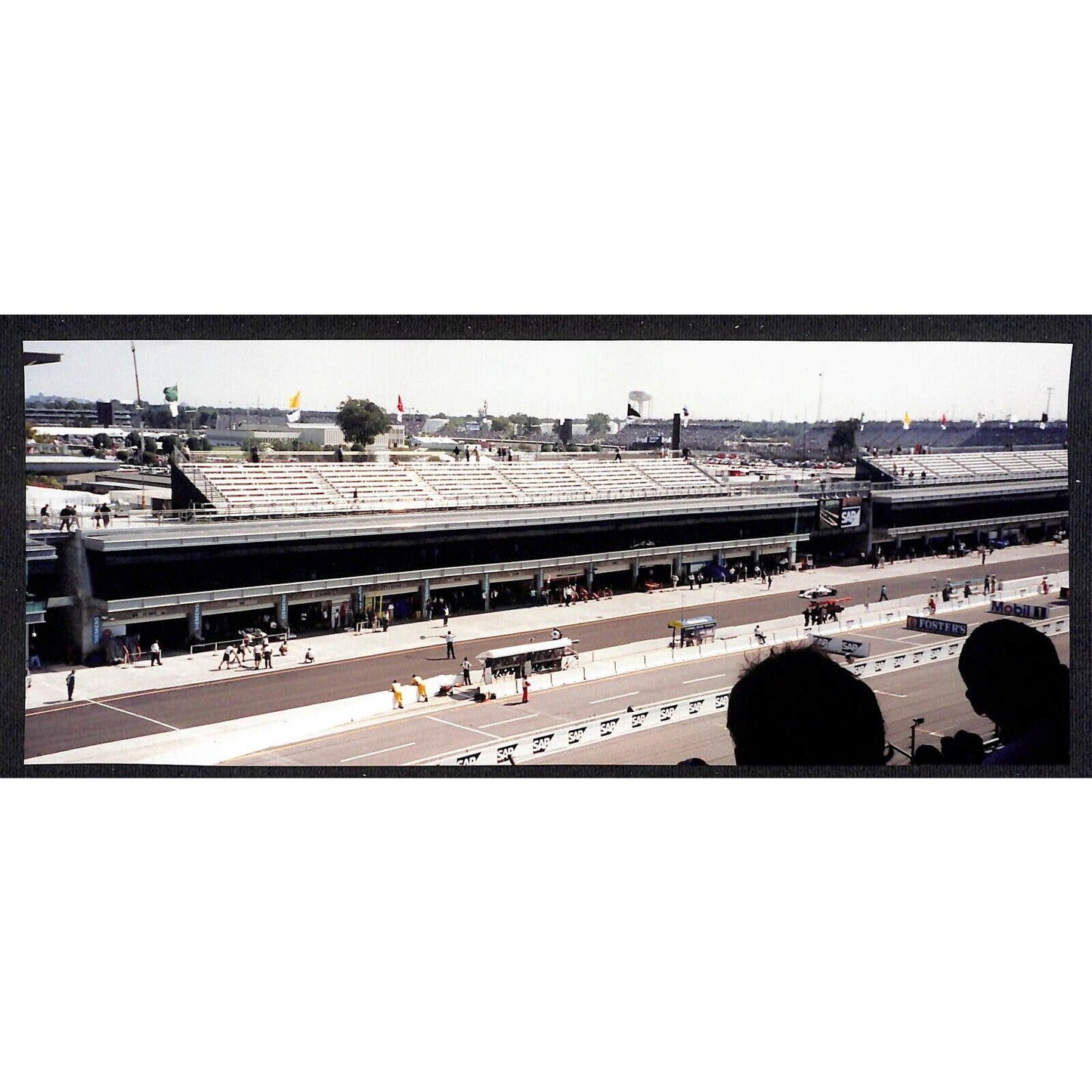 1995-1996 ?? Speedway Panoramic Photo 3 7/8" 9 3/4" - VGC