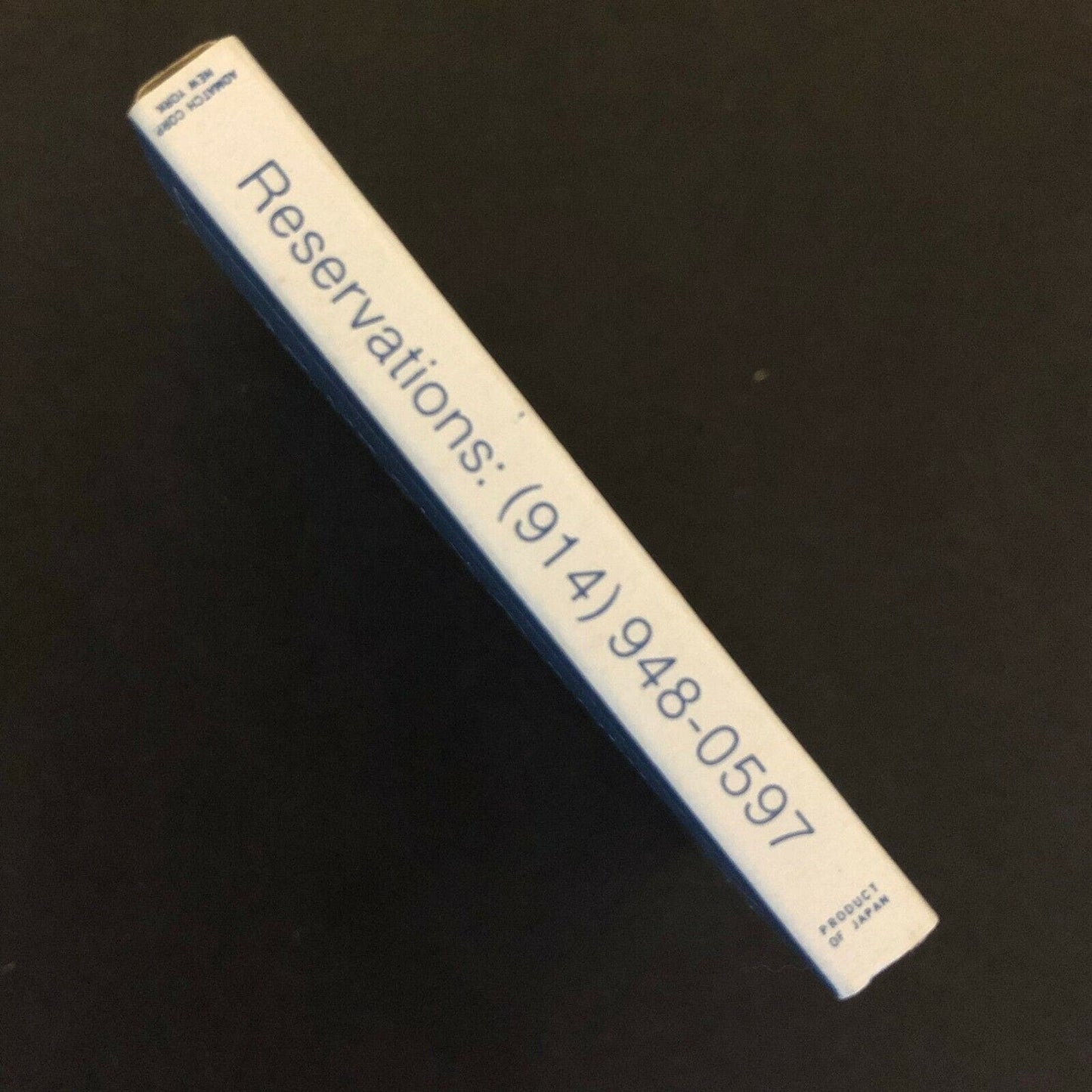 c1980 's Vintage Wooden Matchbox Matchbook Auberge Argenteuil - Hartsdale, NY