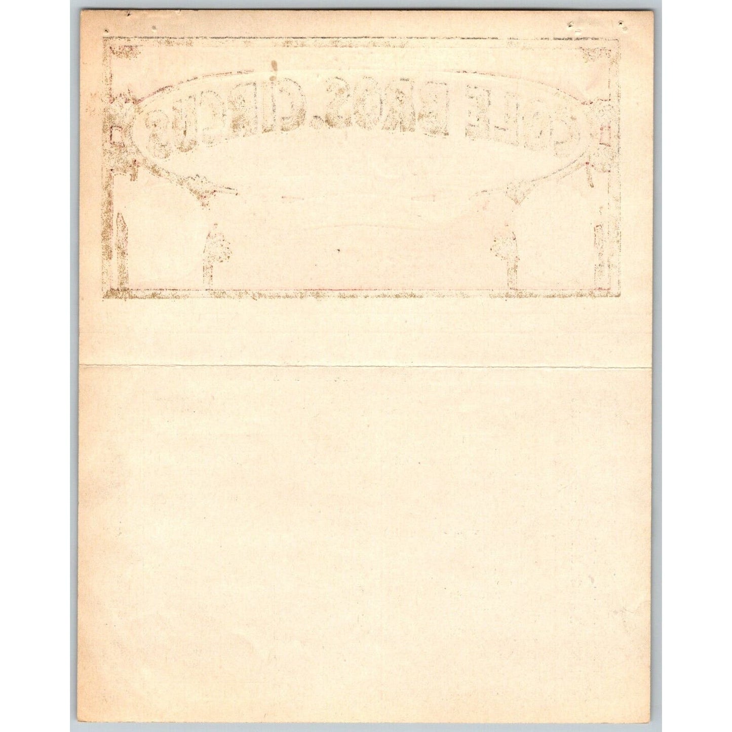 1936 Cole Bros with Clyde Beatty Circus Route Card - CA AZ TX