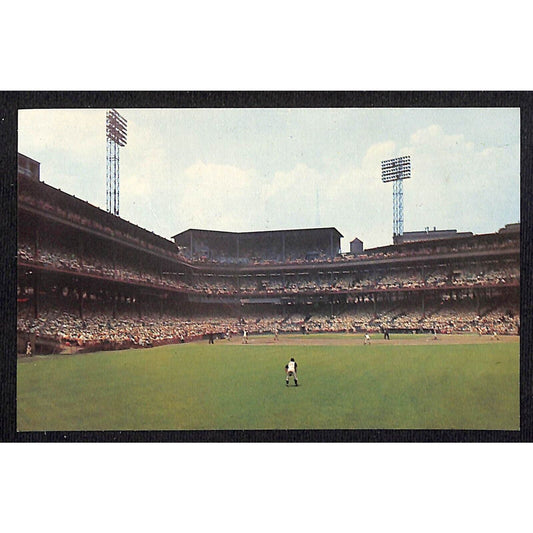 Forbes Field Postcard Pittsburgh Pirates Daytime w/ Lighting Towers Unposted