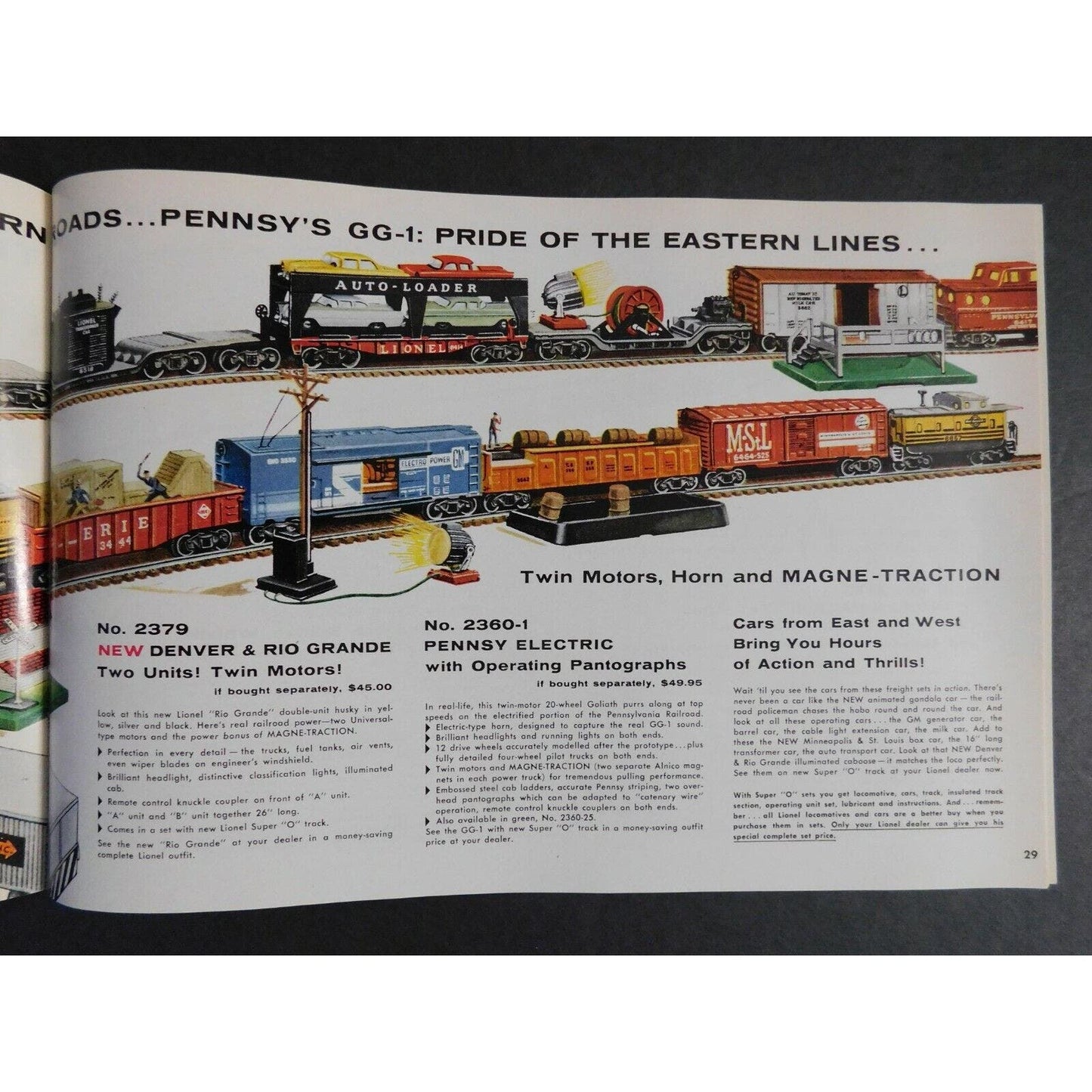 Original 1957 Lionel Trains Accessories Catalog 51pgs. EXC Gary Nelson Coll.