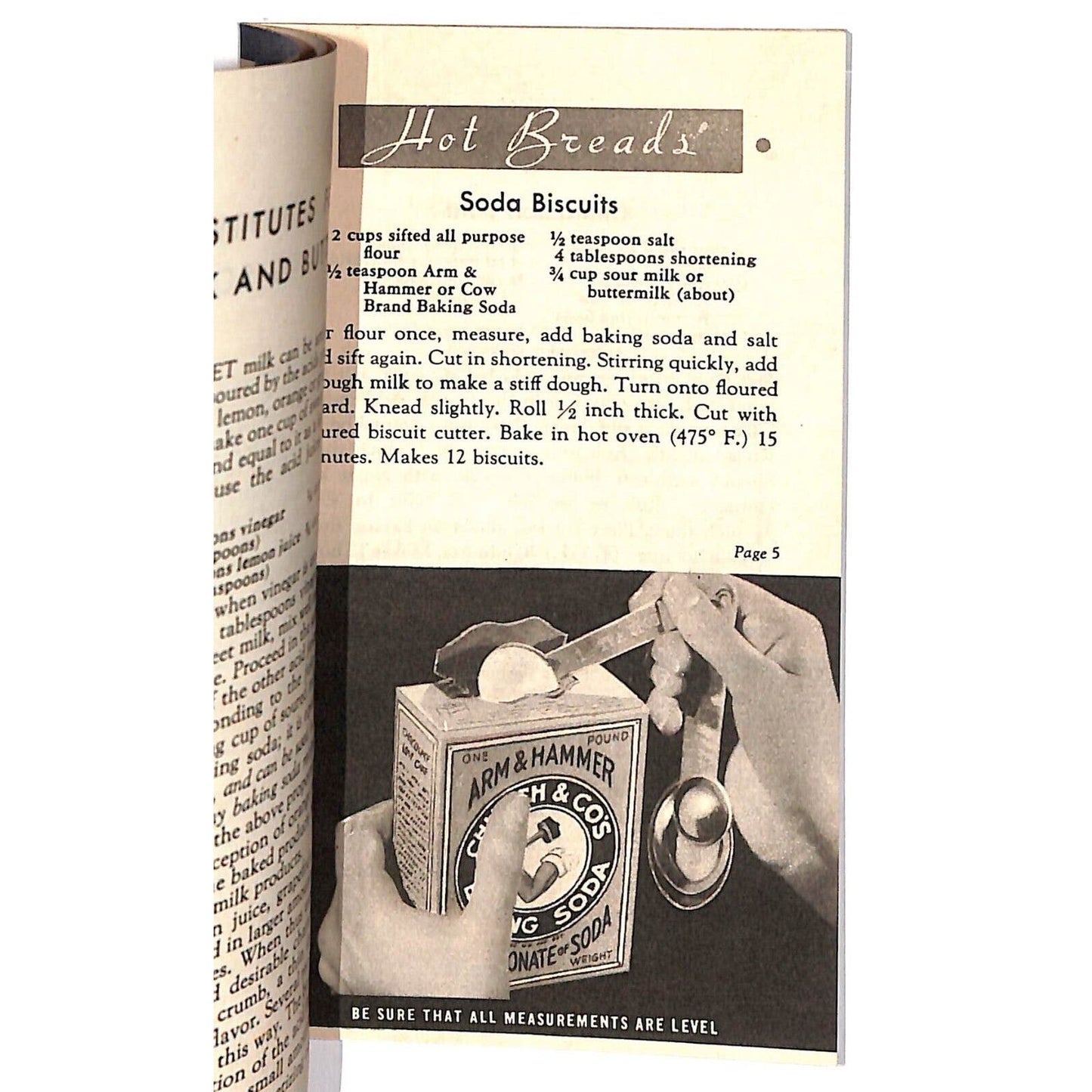Arm & Hammer Baking Soda "Good Things To Eat" Recipe Booklet 1936 32pp.