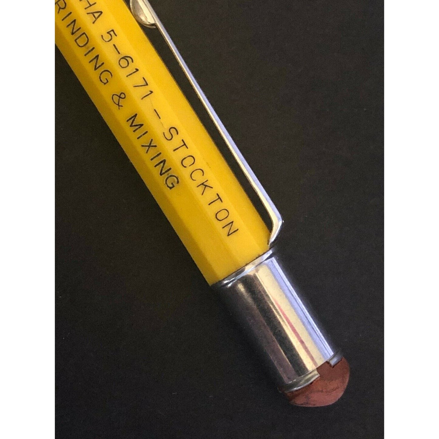 c1940's-50's "Rooks County Grain" Stockton, KS Mechanical Advertising Pencil