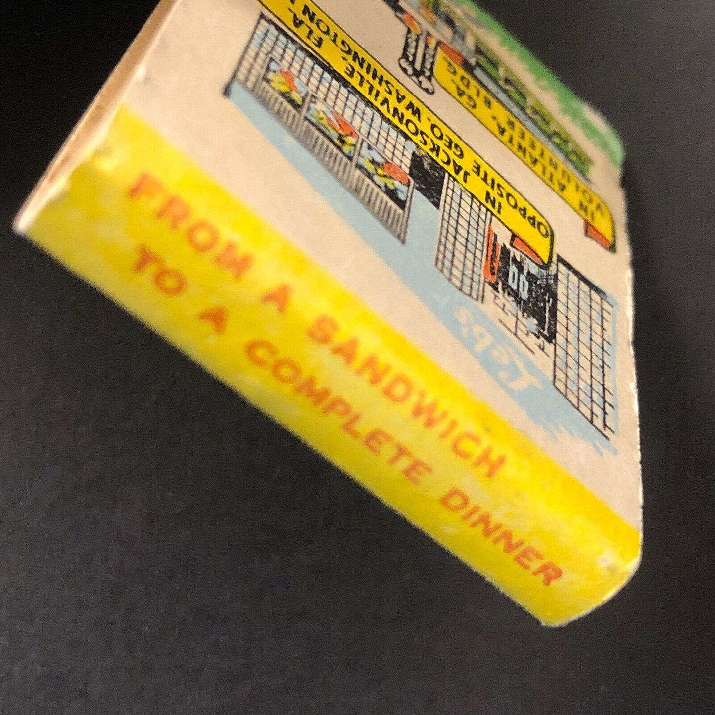 Leb's Pigalley Restaurant Atlanta, GA Full Matchbook Printed Sticks c1950's