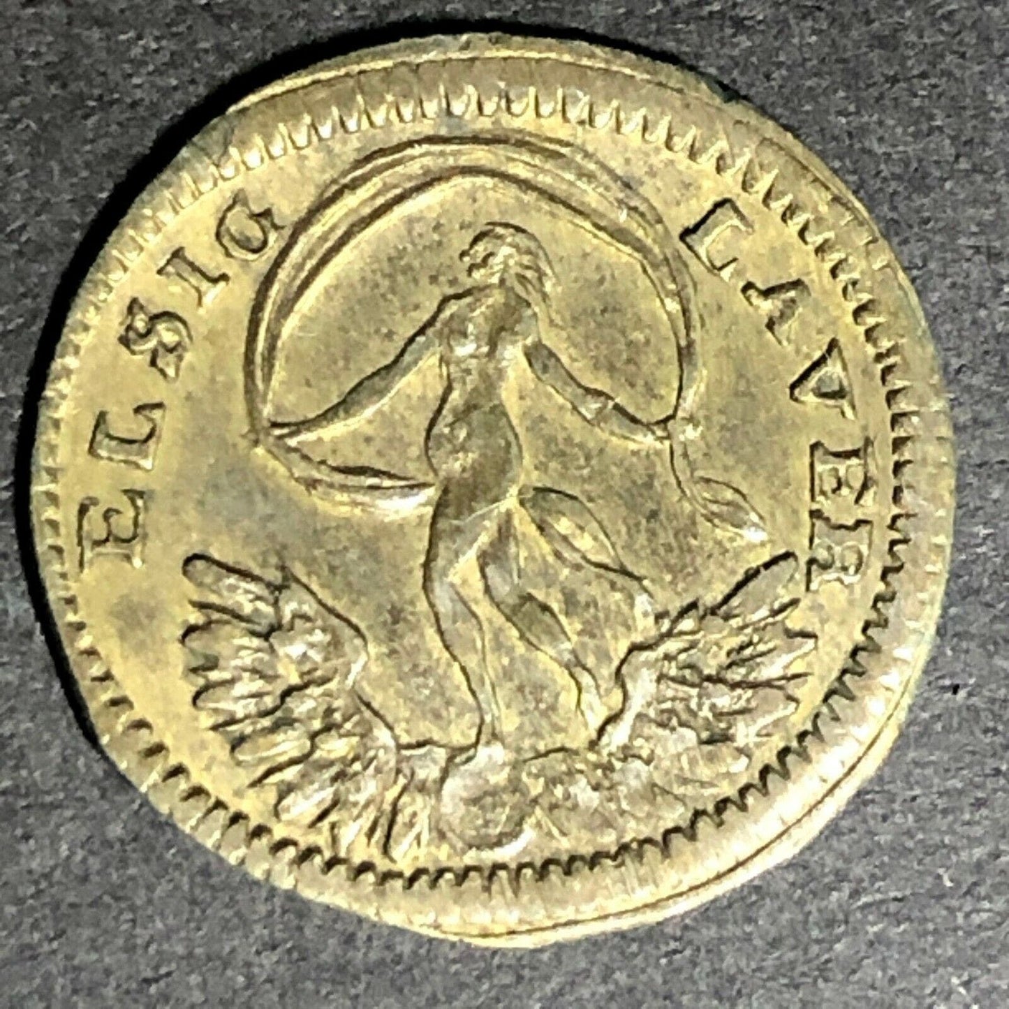 19.5mm Joseph II Counter / Token / Jeton - Attrib. Elsig Lauer