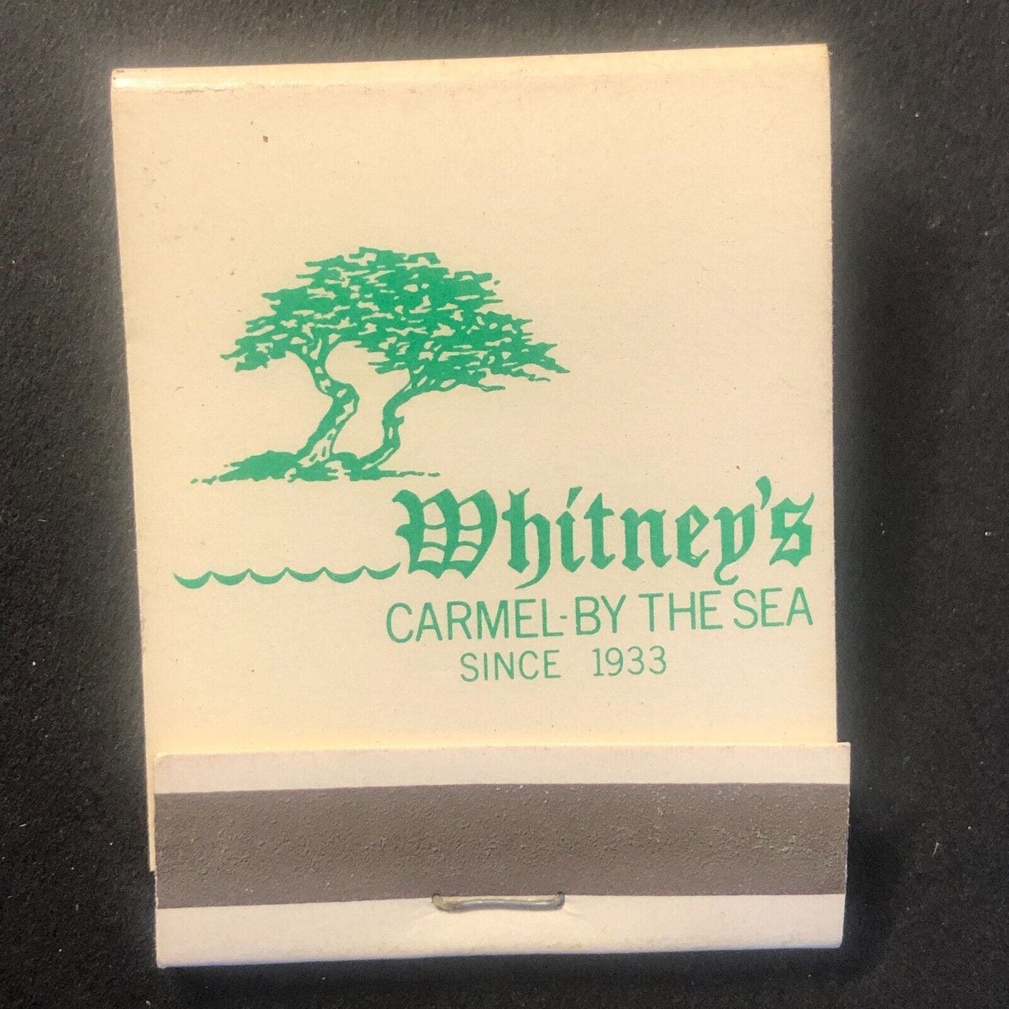 Whitney's Carmel by the Sea Restaurant Chicago Vintage Matchbook c1960's VGC