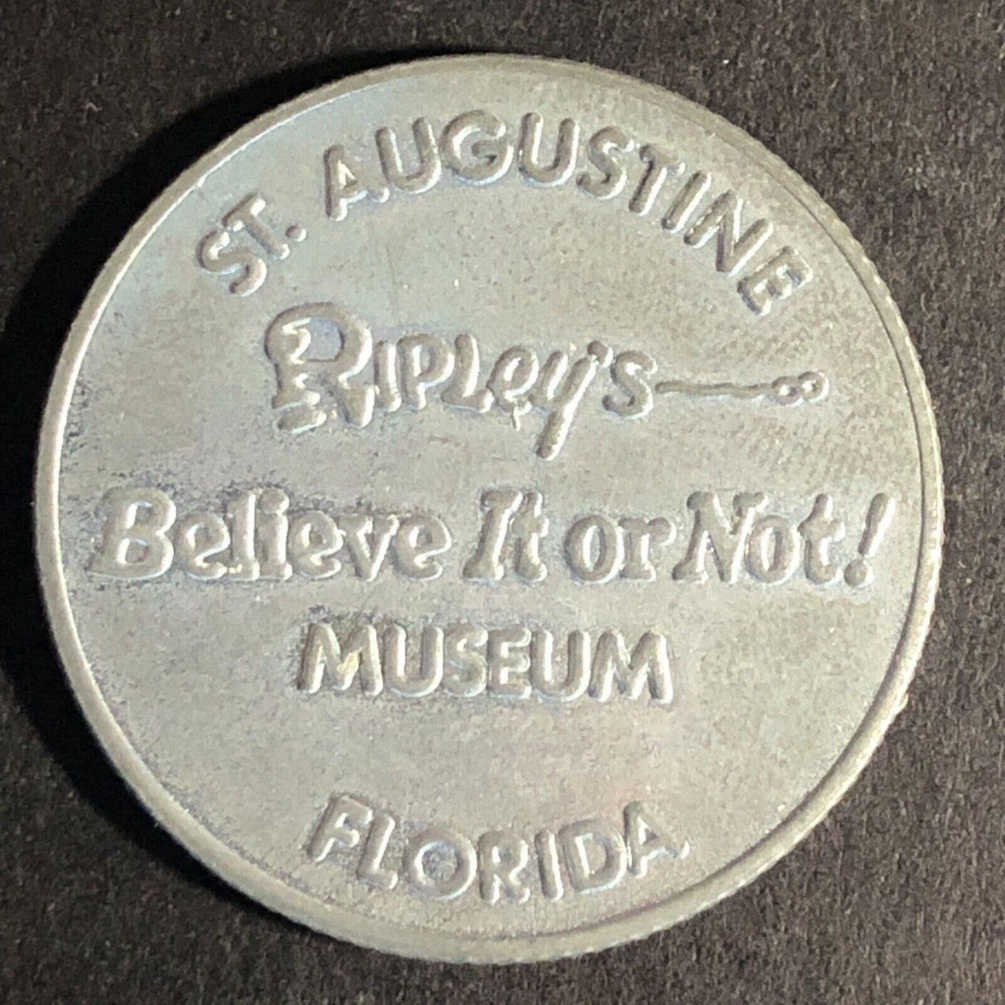 Ripley's Museum St. Augustine Florida Good Luck Souvenir WM Token 28.2mm