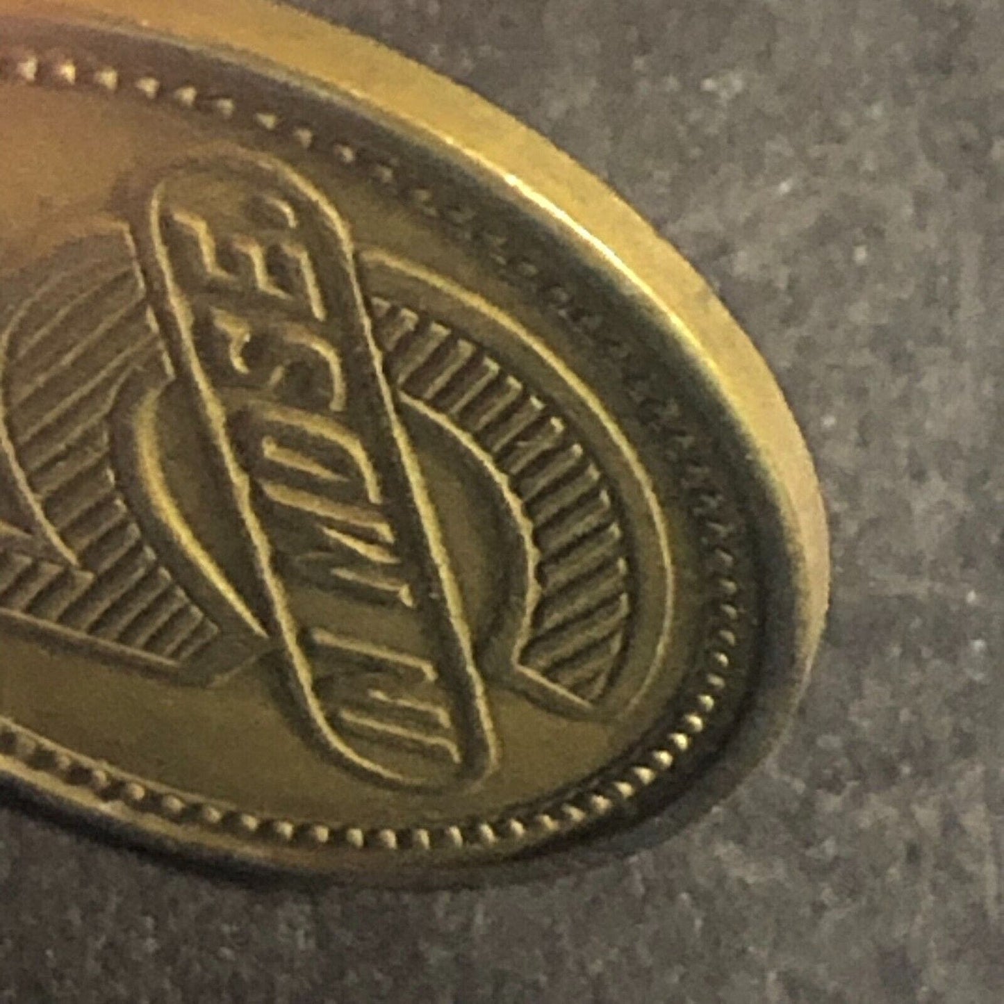 Grand Junction, CO Interstate Cigar Store 5¢ in Mdse. Brass Token 22.3mm Scarce