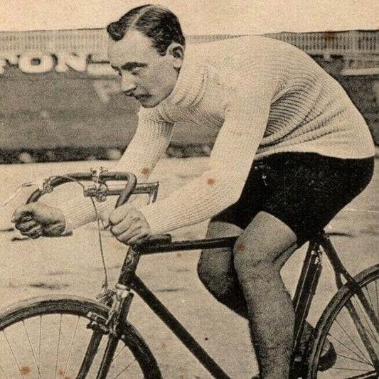 Alphonse Charpiot Peugeot Lion Champion Bicyclist Bicycle Postcard c1908