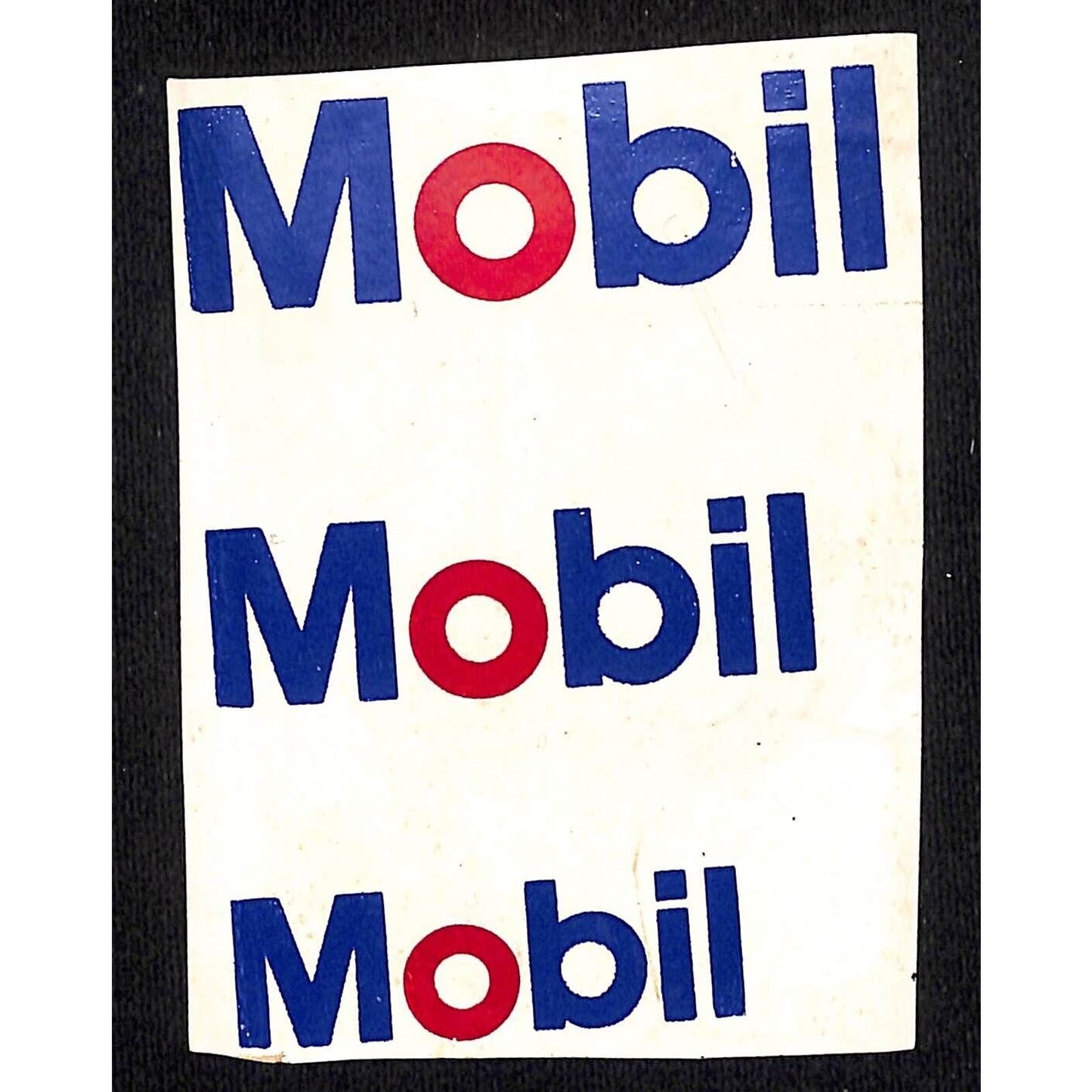 Mobil Racing Auto Sticker Decal Sheet c1970