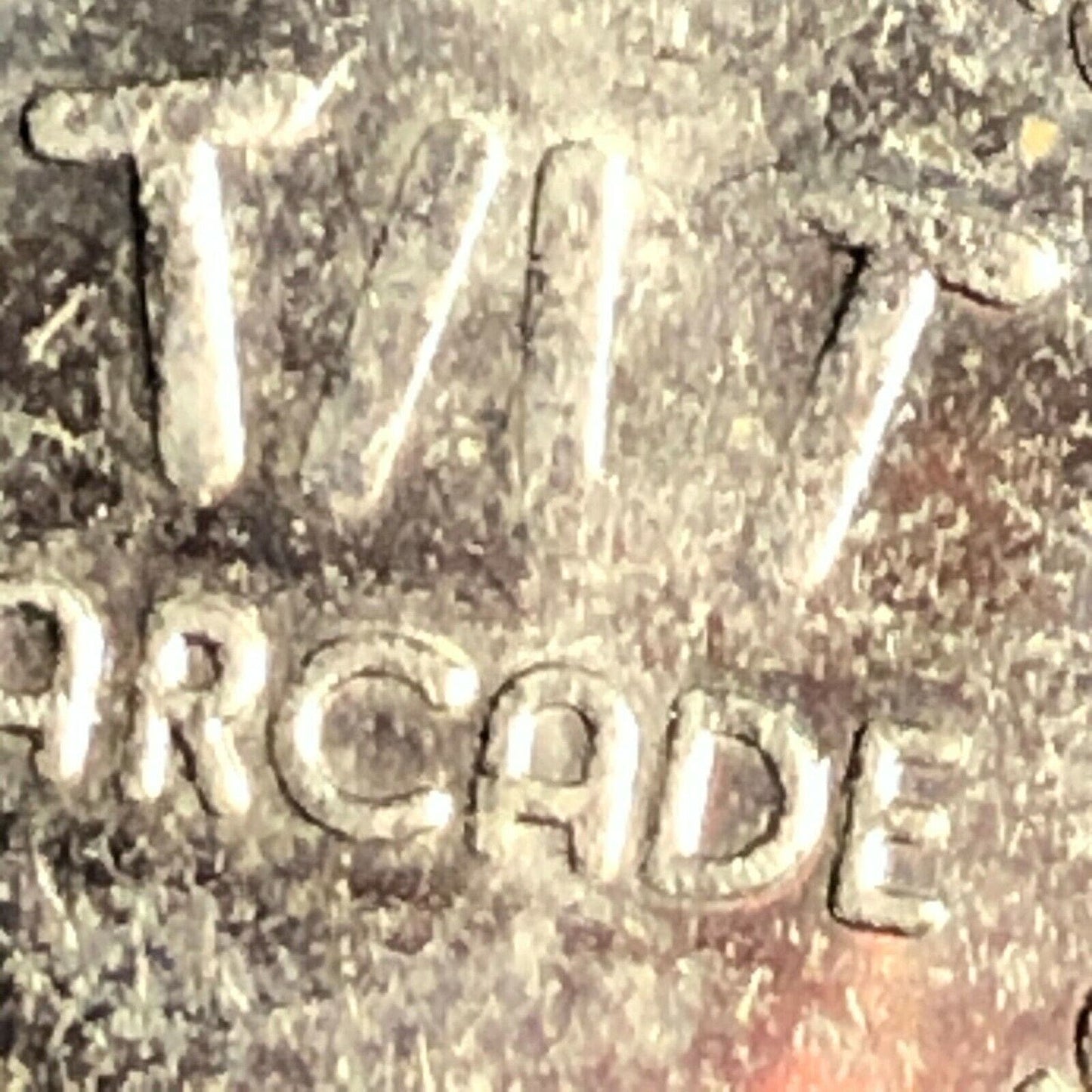 25mm Vintage Scoops Ice Cream Parlor Tilt Arcade Nickel Plated Brass Token