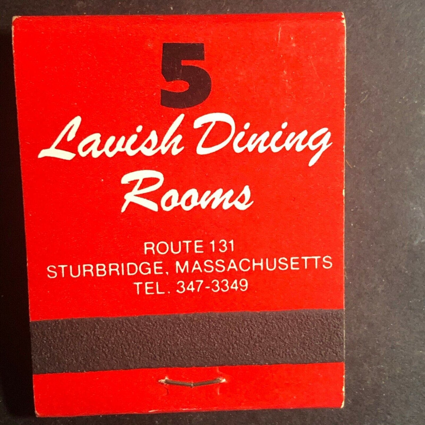 Vintage 1960's-70's Full Matchbook Roni's Restaurant Sturbridge, MA