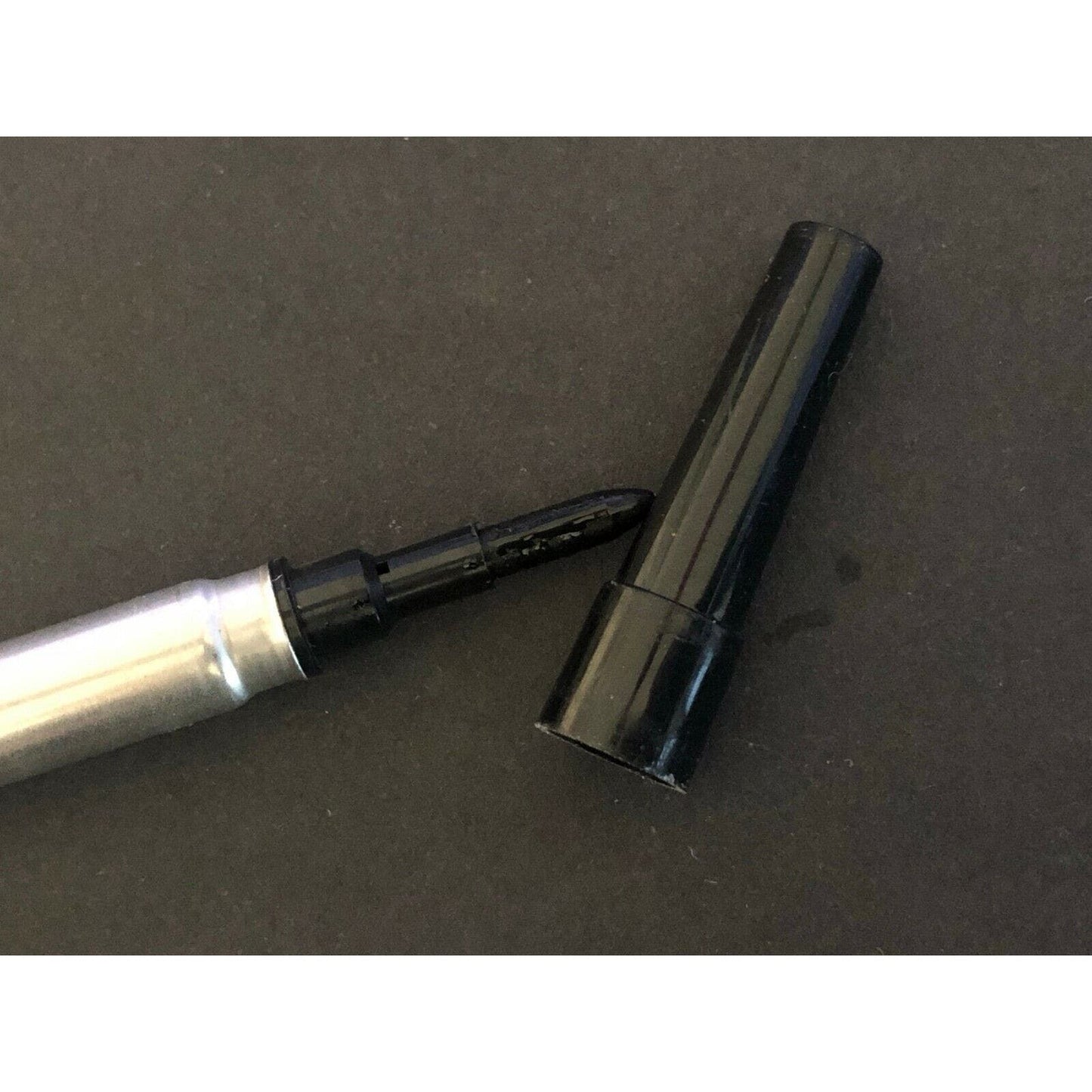 19970's-80's Sheaffer Rolling Ball Refill SHAPED Pen w/ Rotary Dial 8-Ball Top