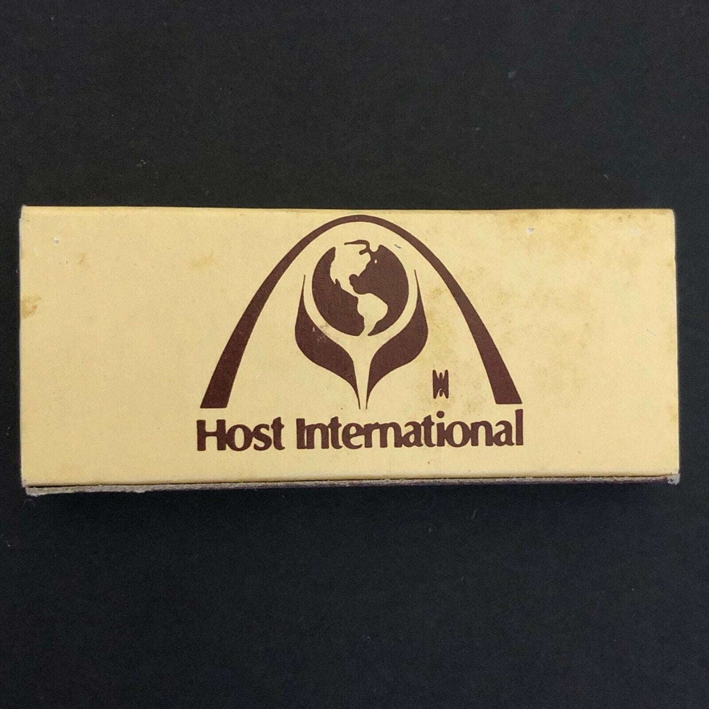 c1960's-70's Wooden Matchbox Matchbook - Host International