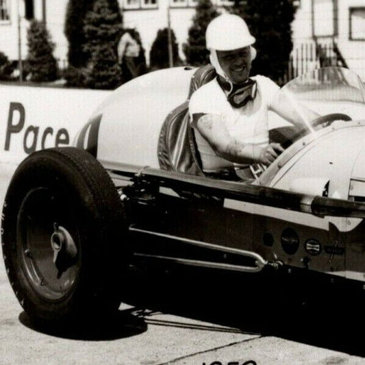 Indy 500 RPPC Postcard "1952 Andy Linden" Official Race Photo Unposted VGC