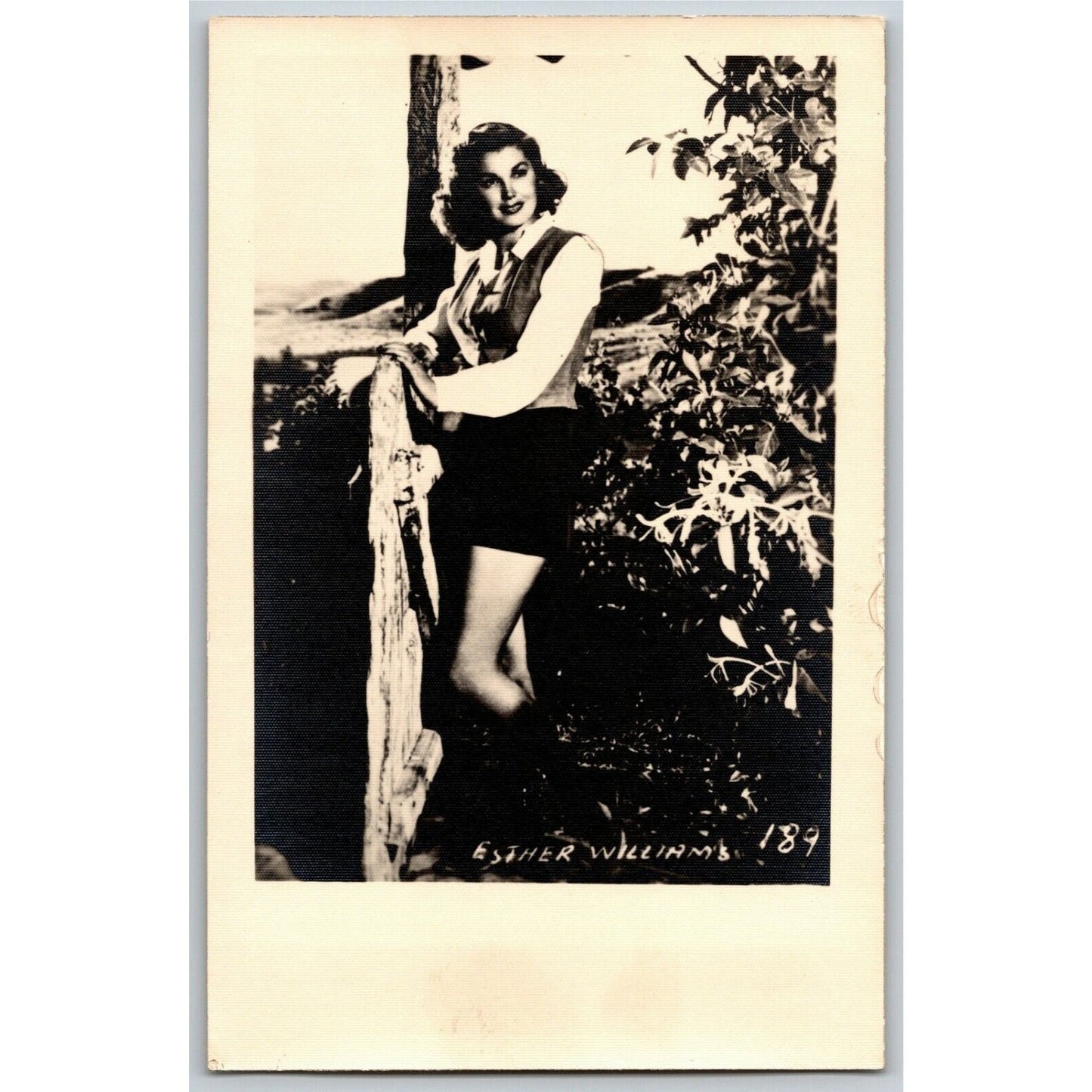 Esther Williams Leading Lady Promo Card - Ken Prag Coll. VGC