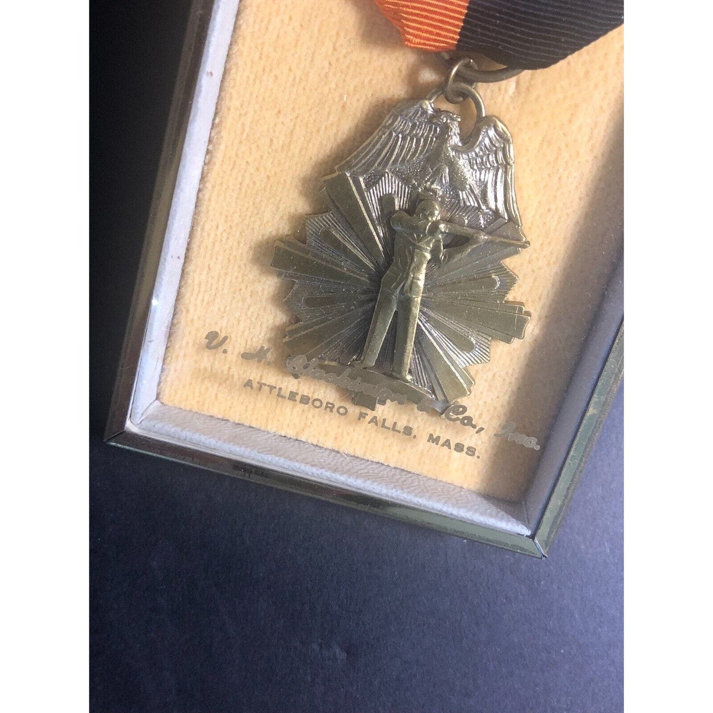 1961 Watford City Schutzenfest Off Hand Expert Class 3rd - Rifle Shooting Medal