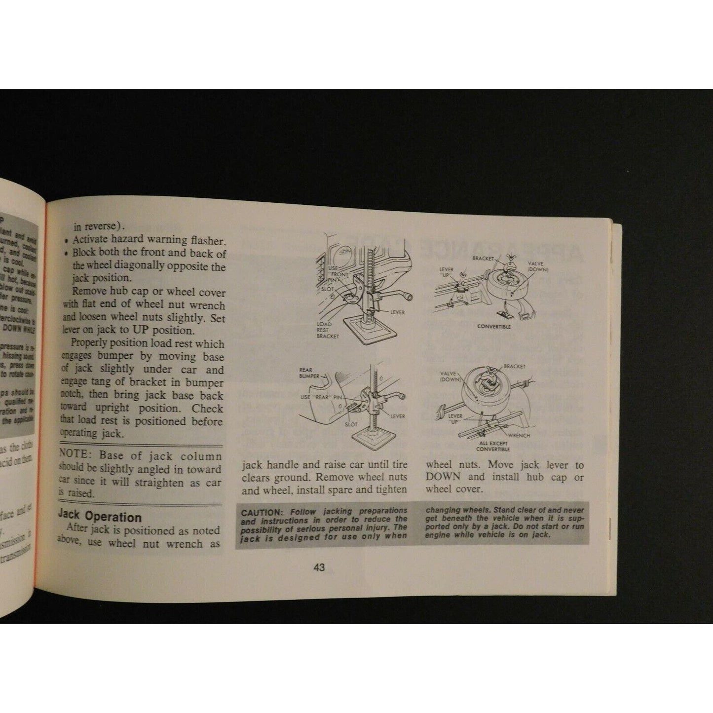 1972 Chevrolet 79 pg. Owner's Manual VGC / Nearly NOS