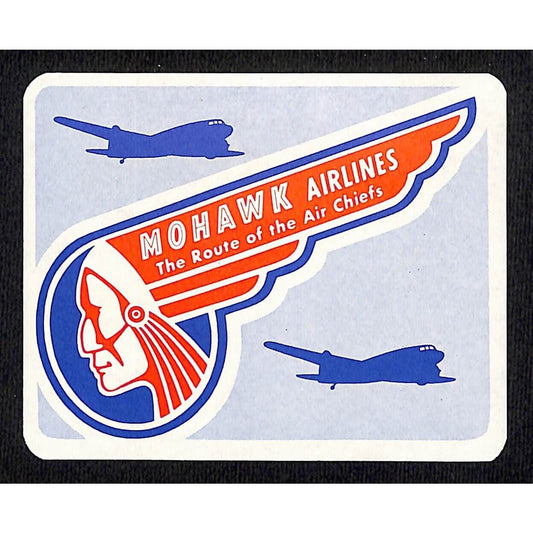 Mohawk Airlines Wheaties Cereal Premium Airline Sticker c1955 VGC