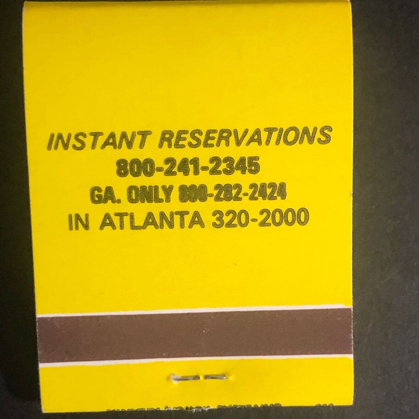 Vintage c1970's-80's Full Matchbook "Days Inn" Atlanta