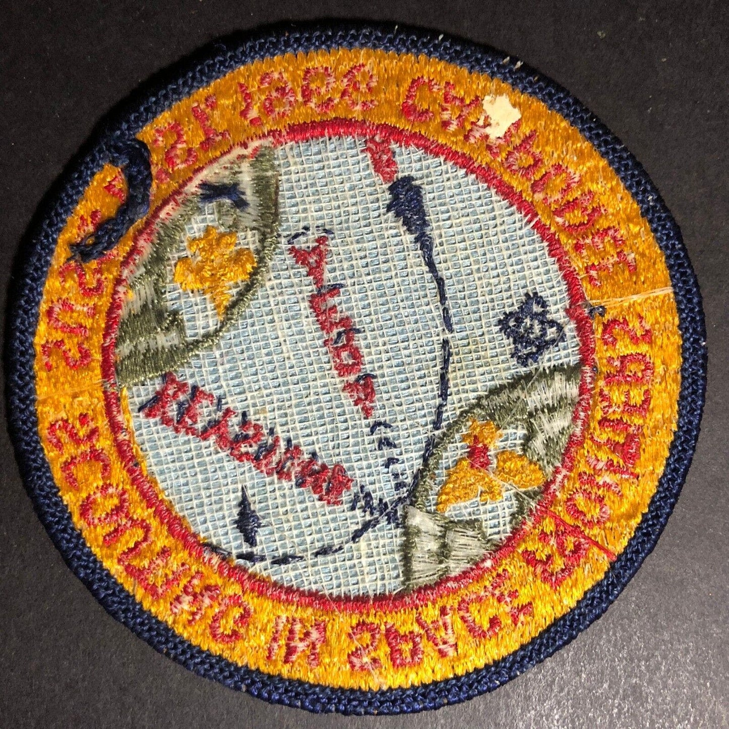 BSA "Scouting In Space" Susquehanna - Keystone Camporee Embroidered Patch 1966