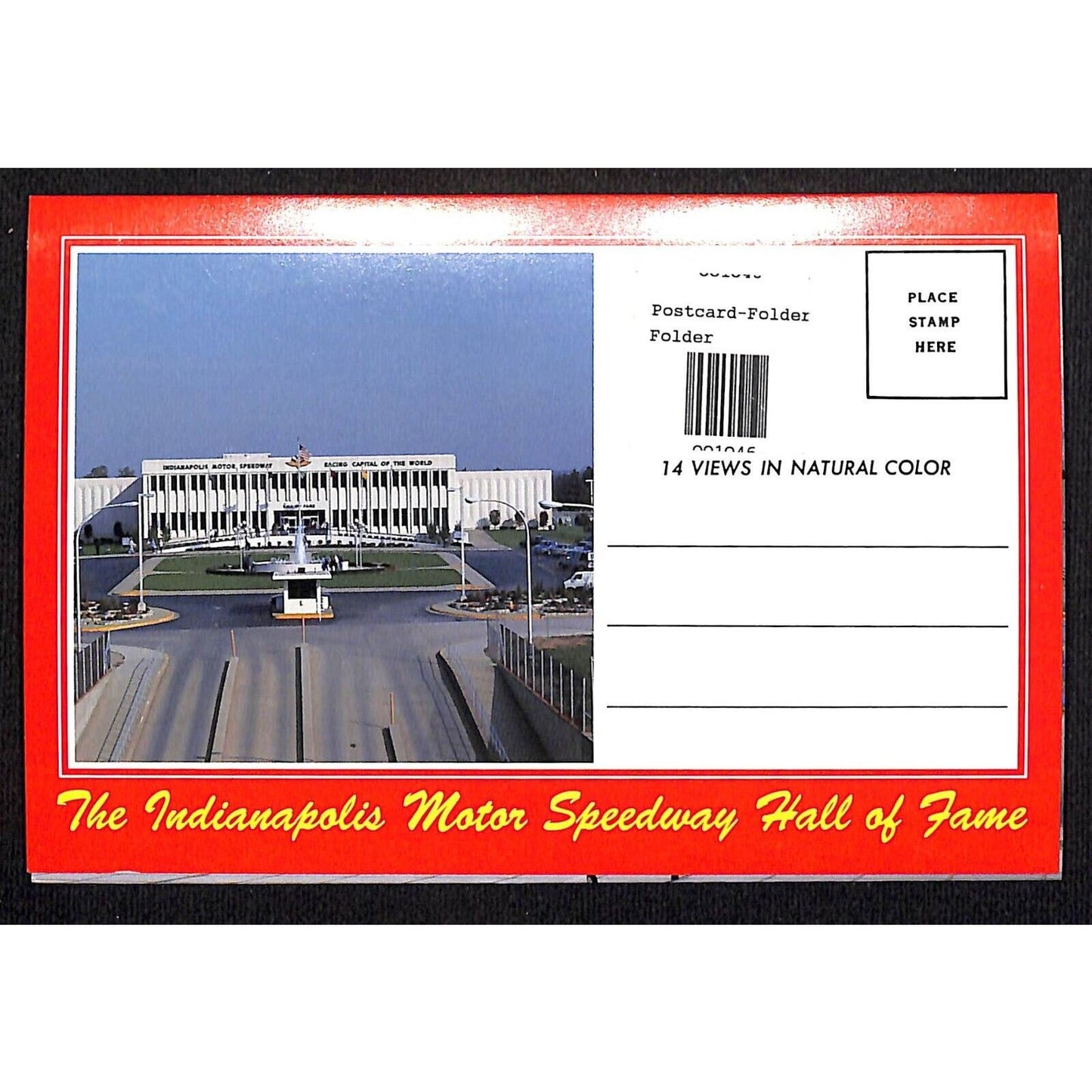 1991 Start Indianapolis 500 Postcard Style Foldout Pack 14 View 7 Panel VGC