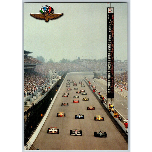 c1998 Indy 500 - Start of Race - Motor Speedway NOS 4" x 5 3/4" Postcard