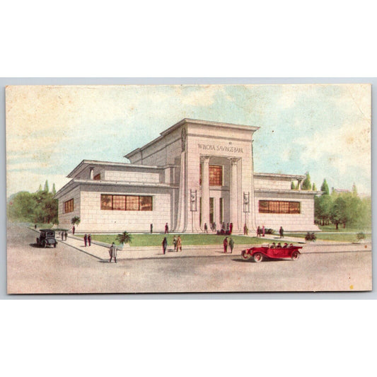 Winona Savings Bank Minnesota Advertising Postcard Unposted c1920's VGC