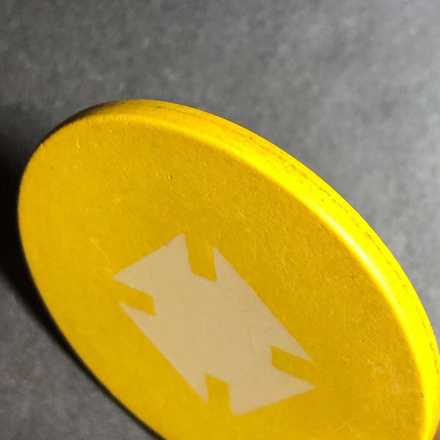 Vintage 39mm Clay Poker Chip - Maltese Cross