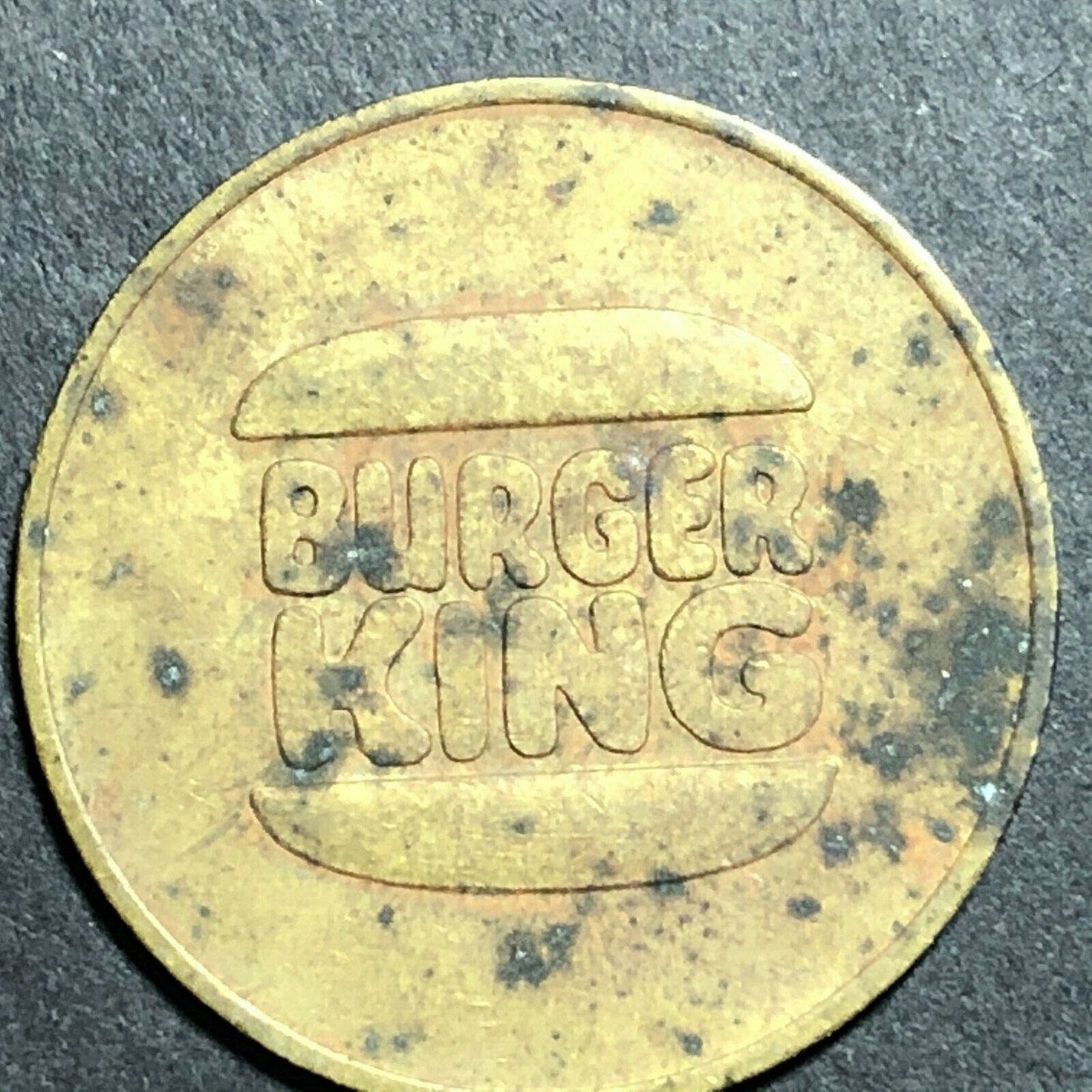 25mm Burger King Brass Token