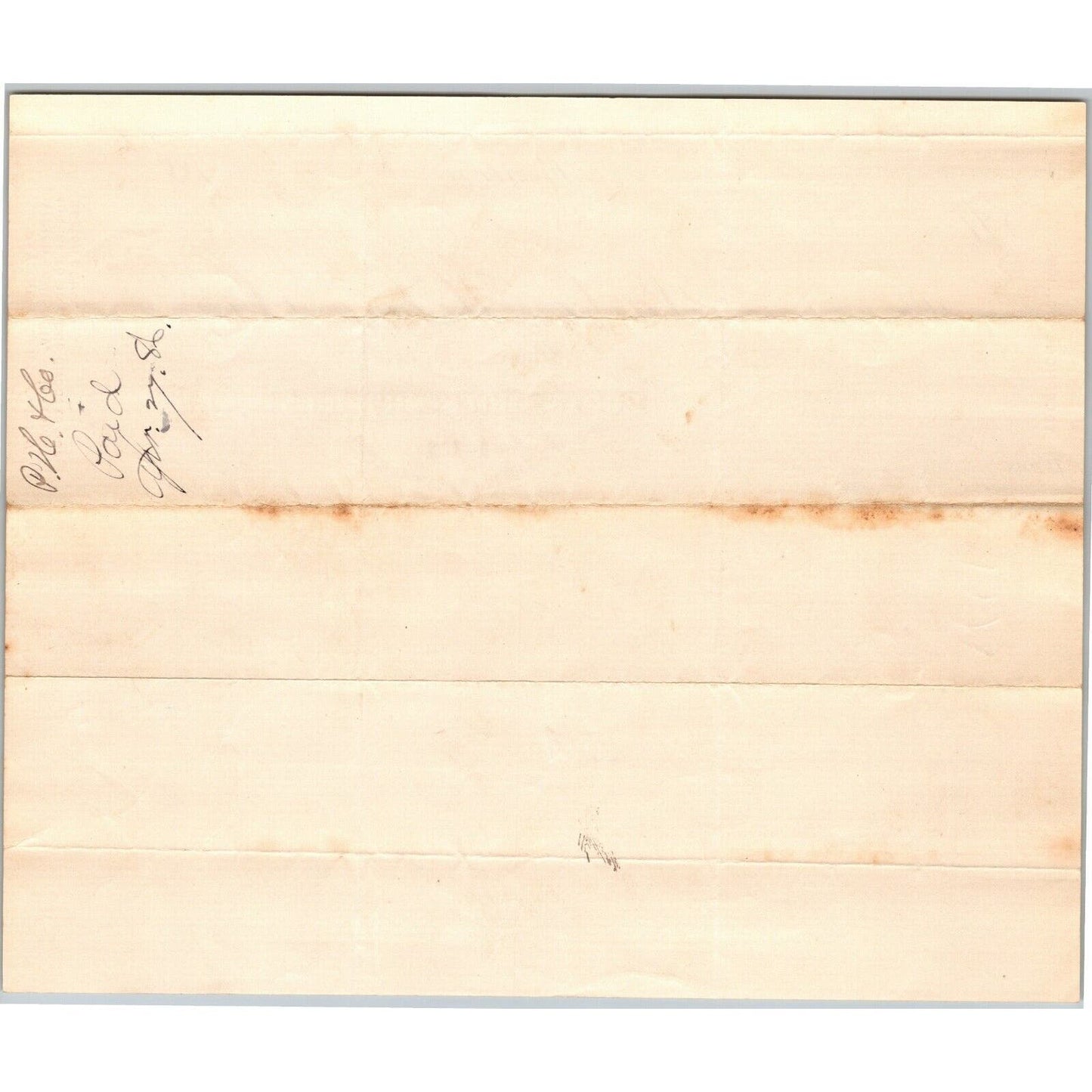 Boston, MA Federal St. Parker, Holmes & Co. Boots Shoes Rubbers 1886 Billhead