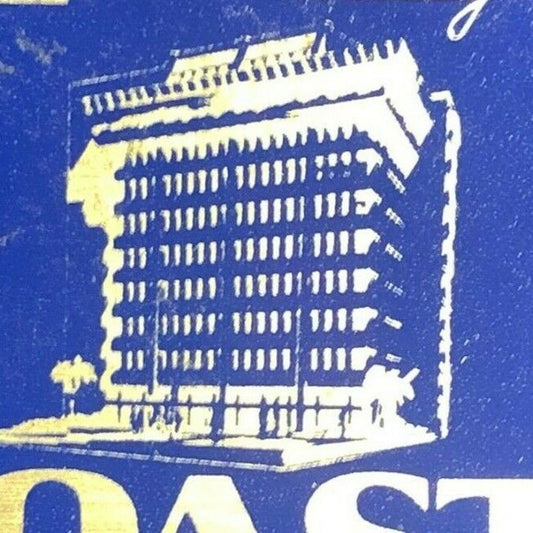 70's Full Matchbook Coast Federal Savings "Offices From Bradenton to Naples"