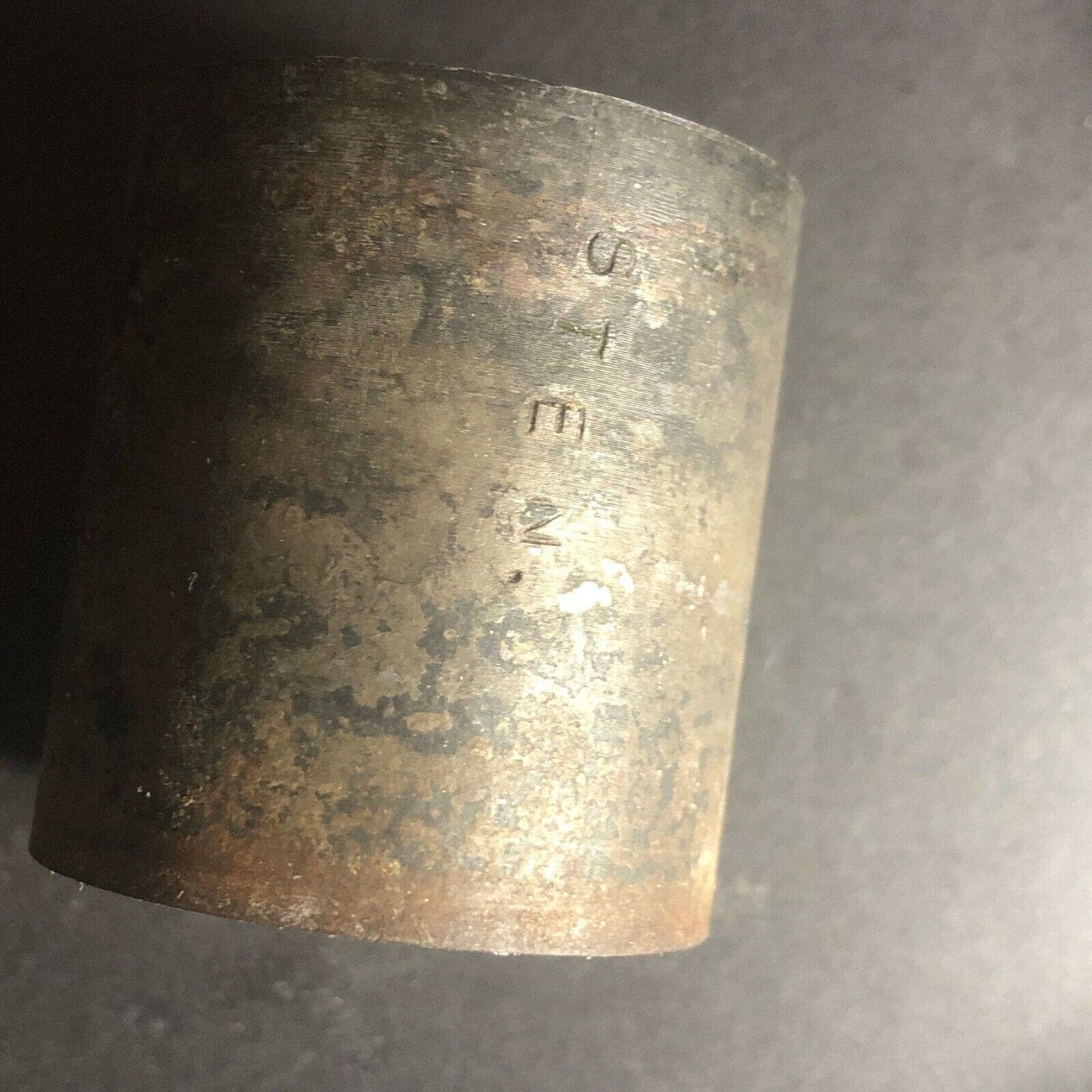Vintage 35mm Solid Steel Token Die "Salem Police Crime Stop"
