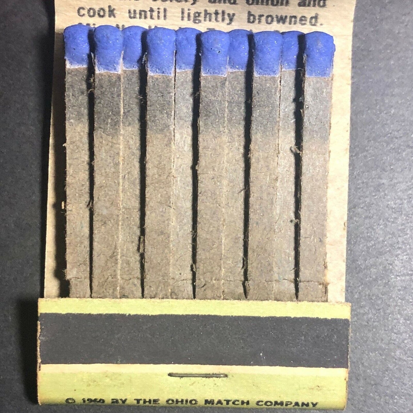 1960's Full Matchbook - Hunt's Tomato Sauce w/Sausage Supper Dish Recipe