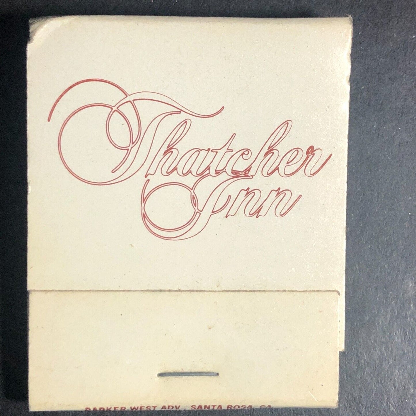 Hopland, CA Thatcher Inn Full Matchbook c1975-85