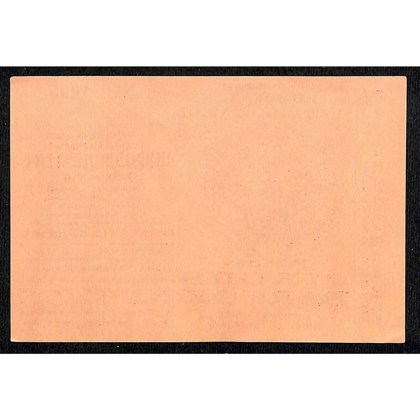 Vintage Circus Bartok Ticket c1970's Lumberton Last Mans Club