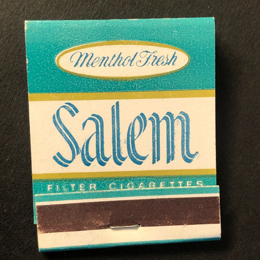 Light Up a Salem Cigarettes Vintage Full Matchbook c1960's-73 VGC